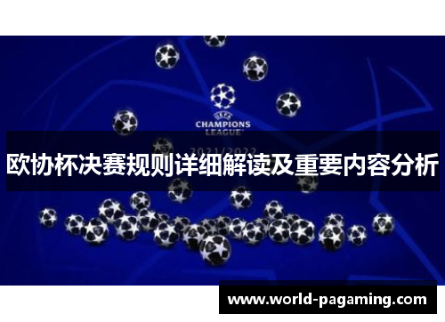 欧协杯决赛规则详细解读及重要内容分析