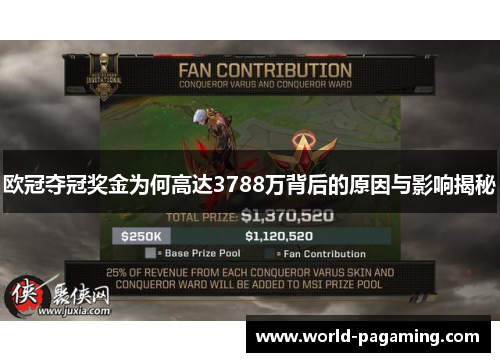 欧冠夺冠奖金为何高达3788万背后的原因与影响揭秘 欧冠夺冠奖金为何高达3788万背后的原因与影响揭秘